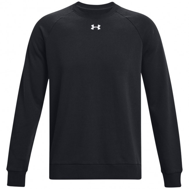 Under Armour Men's Rival Fleece Crew Sweatshirt black 1379755 001 Under Armour Men's Rival Fleece Crew Sweatshirt black 1379755 001