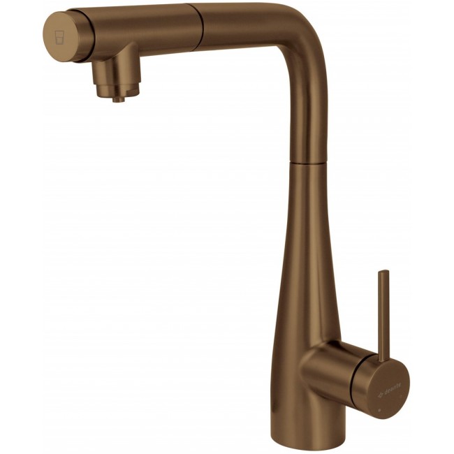 Kitchen faucet with water filter connection with pull-out spout Kitchen faucet with water filter connection with pull-out spout