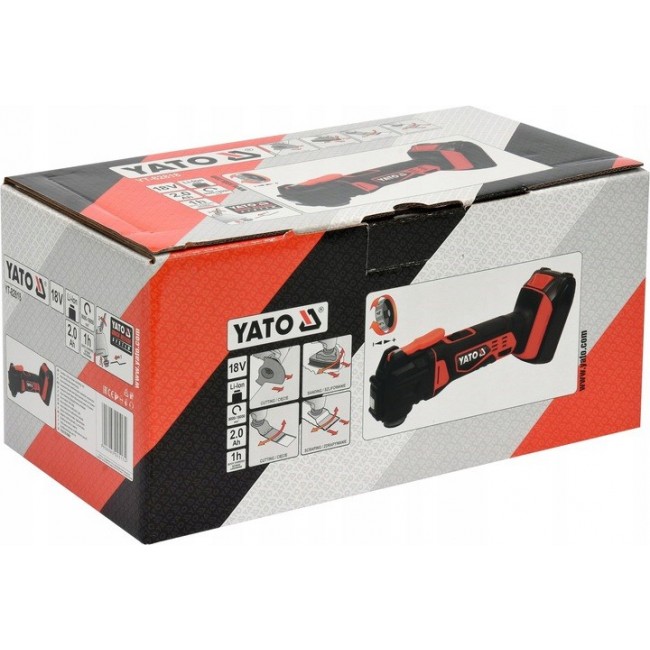 Yato YT-82818 oscillating multi-tool Black, Red 60 W 18000 OPM Yato YT-82818 oscillating multi-tool Black, Red 60 W 18000 OPM