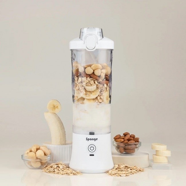 Sponge Cordless cup blender 0.6l White Sponge Cordless cup blender 0.6l White