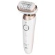 BRAUN Silk-epil 9-011 3D IPL Epilator, Wet & Dry, White, Gold