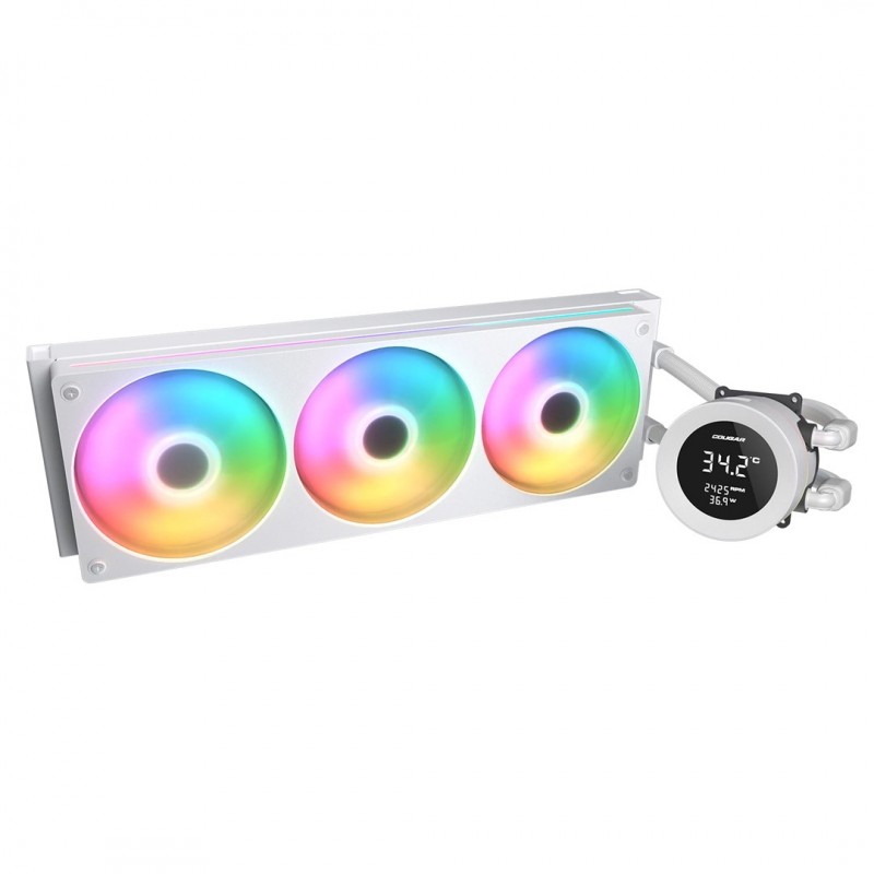 COUGAR Poseidon Vistek 360 CPU Water Cooling, ARGB, White