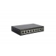 LevelOne Hilbert 8-Port Gigabit PoE Smart Lite Switch, 802.3at/af PoE, 8 PoE Outputs, 112.8W PoE Power Budget