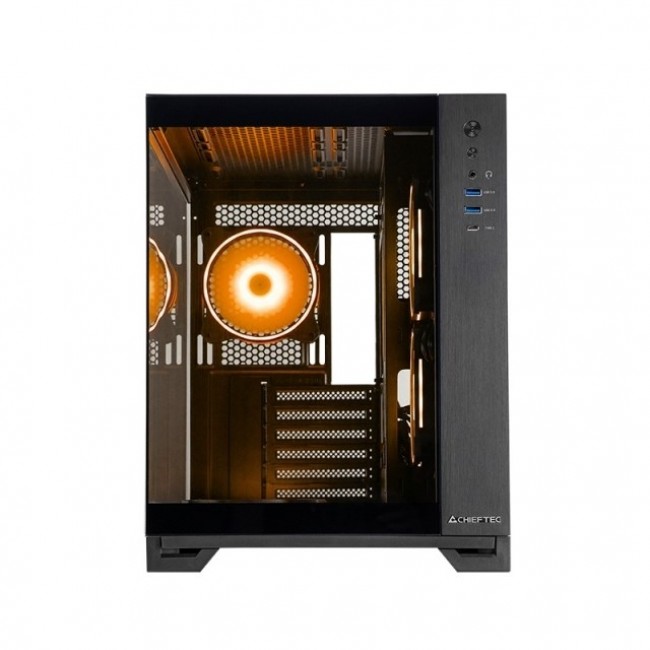 Chieftec Visio GM-30B-TG-OP schwarz Tempered Glass x 2 Cube Black