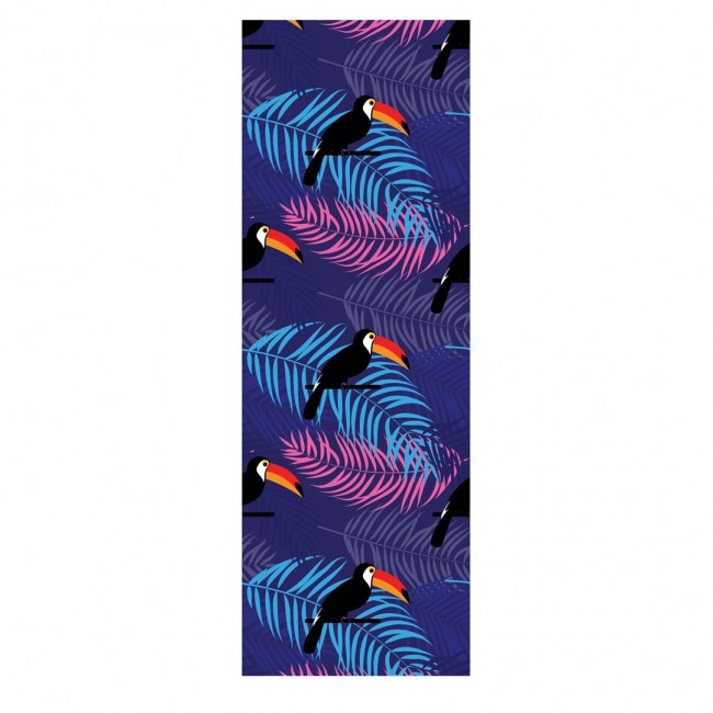 GreenBlue GB183 Classic Beech Deck Chair with Toucan Print GreenBlue GB183 Classic Beech Deck Chair with Toucan Print