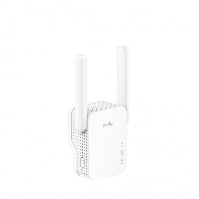 Cudy RE1200 network extender Network repeater White 10, 100 Mbit/s