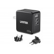 UNITEK P1117B mobile device charger Universal Black AC Fast charging Indoor