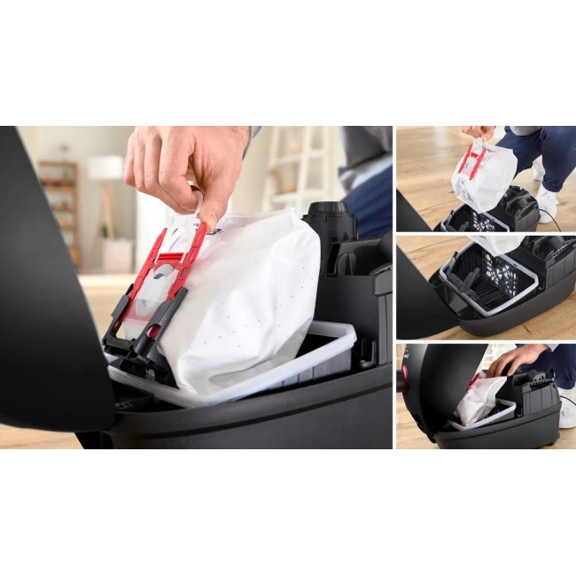 Bosch Serie 4 BGB41POW1 850 W black bagged vacuum cleaner