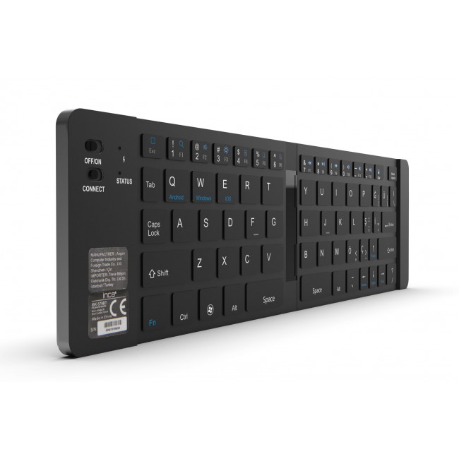Inca IBK-579BT keyboard Home Bluetooth Metallic, Silver