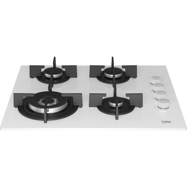 Beko HILW64122SW Built-in gas hob 60 cm, 4 zones White