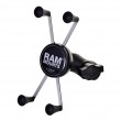 RAM Mounts X-Grip Large Phone Mount with Motorcycle Fork Stem Base RAM Mounts X-Grip Large Phone Mount with Motorcycle Fork Stem Base