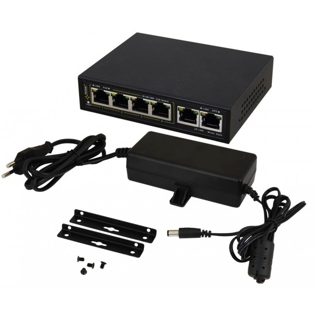 SWITCH GIGABIT POE 4+2 PULSAR SG64