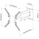 Techly 23-55 Universal LCD TV Wall Mount Bracket Black Techly 23-55 Universal LCD TV Wall Mount Bracket Black