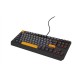 GENESIS Thor 230 TKL keyboard Gaming USB + RF Wireless + Bluetooth QWERTY Black, Grey, Orange