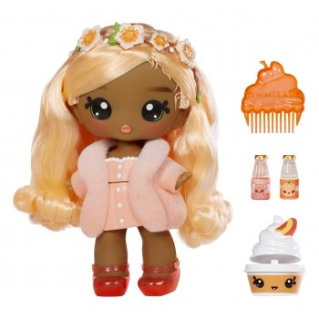MGA Entertainment Yummiland Large Doll + Lipgloss Pet- Piper Peach