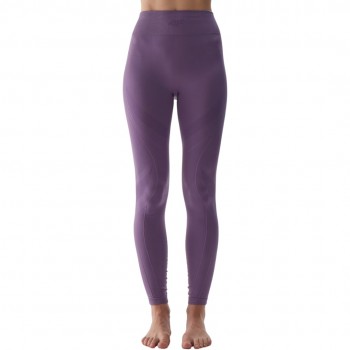 Women's Seamless Thermal Underwear 4F F157 Purple 4FWAW24USEAF157 50S XS/S