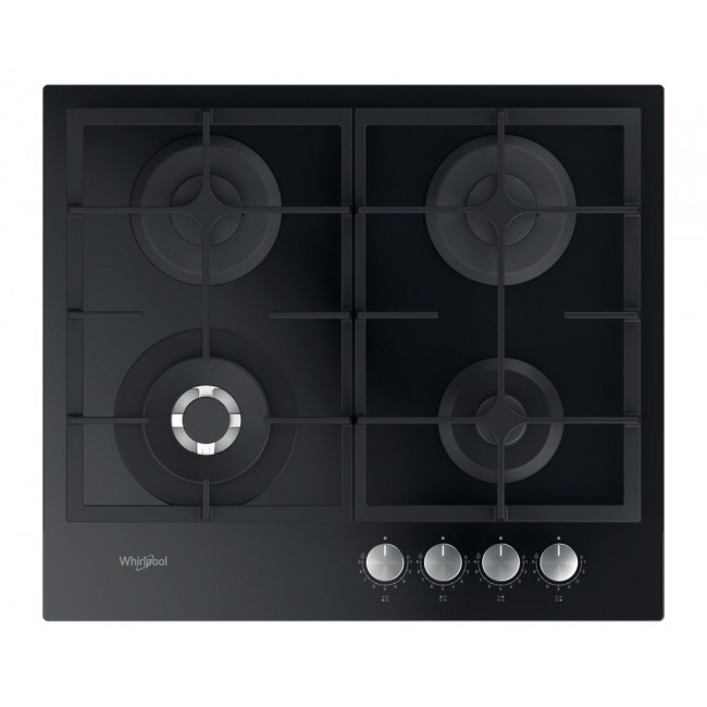 Whirlpool AKTL 629/NB1 hob Black Built-in 59 cm Gas 4 zone(s) Whirlpool AKTL 629/NB1 hob Black Built-in 59 cm Gas 4 zone(s)