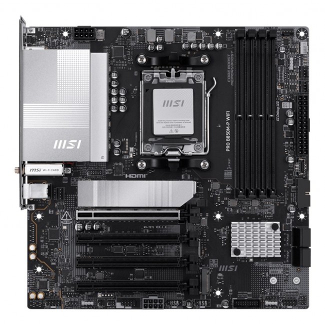 MSI PRO B850M-P WIFI AMD B850 Socket AM5 micro ATX MSI PRO B850M-P WIFI AMD B850 Socket AM5 micro ATX