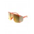 POC Devour cycling glasses in orange color