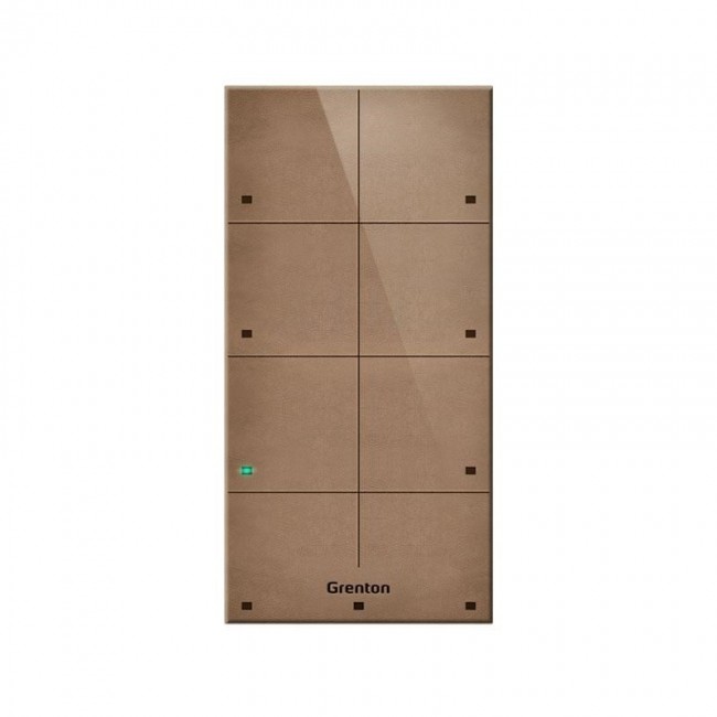 GRENTON TOUCH PANEL/ 8 TOUCH AREAS/ TF-BUS/ LIGHT, MADE OF NATURAL LEATHER FRONT GRENTON TOUCH PANEL/ 8 TOUCH AREAS/ TF-BUS/ LIGHT, MADE OF NATURAL LEATHER FRONT