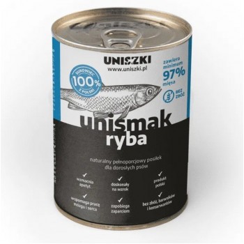 UNISZKI UNIsmak Fish - wet dog food - 410g