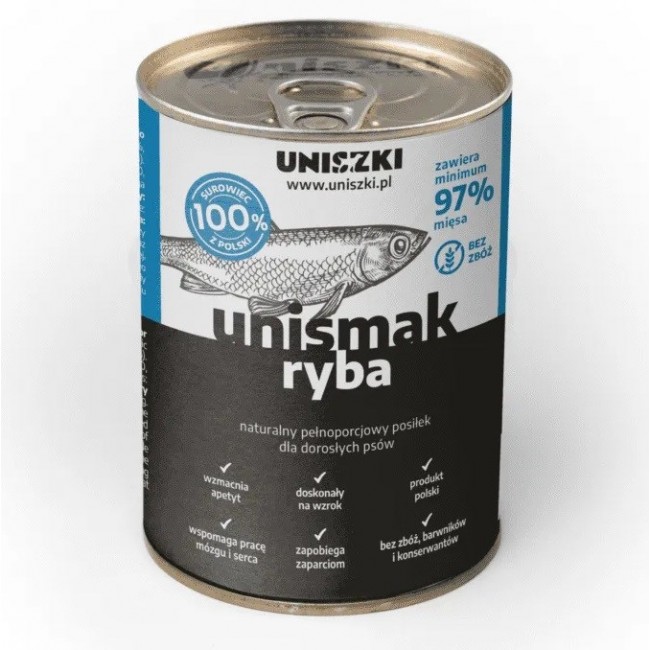 UNISZKI UNIsmak Fish - wet dog food - 410g UNISZKI UNIsmak Fish - wet dog food - 410g
