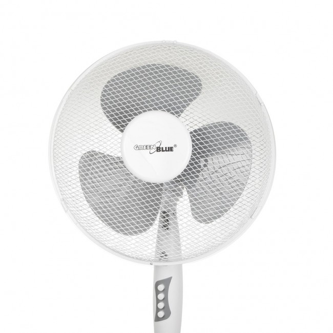 GreenBlue Floor Fan,40W, with 3 levels of airflow, 1.20 m high, 1.5m cable, GB560