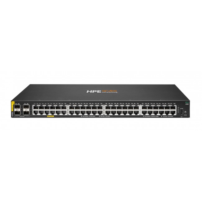 HPE Aruba 6100 Managed 48G 4SFP+ PoE+ 370W Switch HPE Aruba 6100 Managed 48G 4SFP+ PoE+ 370W Switch