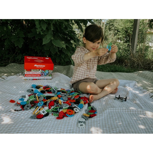 MARIOINEX Mini Waffle Building Blocks, 300 pieces