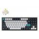 Keychron Q3 Max keyboard Gaming USB + RF Wireless + Bluetooth QWERTY Black, Cyan, Dark Blue, White