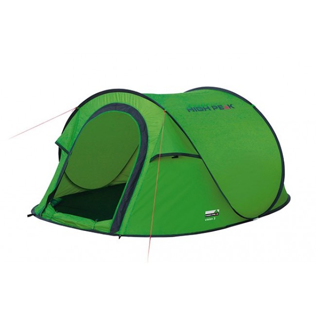 High Peak Vision 3 Green Tunnel tent 10123 High Peak Vision 3 Green Tunnel tent 10123
