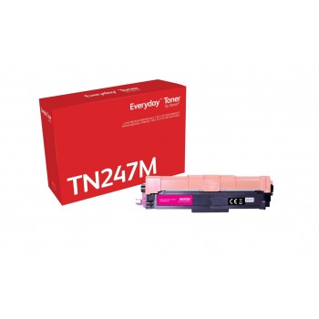 Everyday Magenta Toner by Xerox compatible with Brother TN247M, High capacity