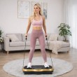 Extralink Moonwalk Spin Move Platofrma Wibracyjna do Cwiczen Fitness 200W zlota