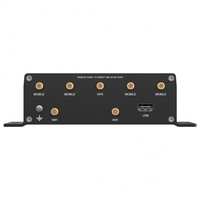 Teltonika ATRM50 5G Router for Transportation, Ultra-High Cellular Speeds, M12 CONNECTORS, DUAL SIM & eSIM, EN 45545-2 and EN 50155, PSU not included wireless router Gigabit Ethernet Dual-band (2.4 GHz / 5 GHz) Black