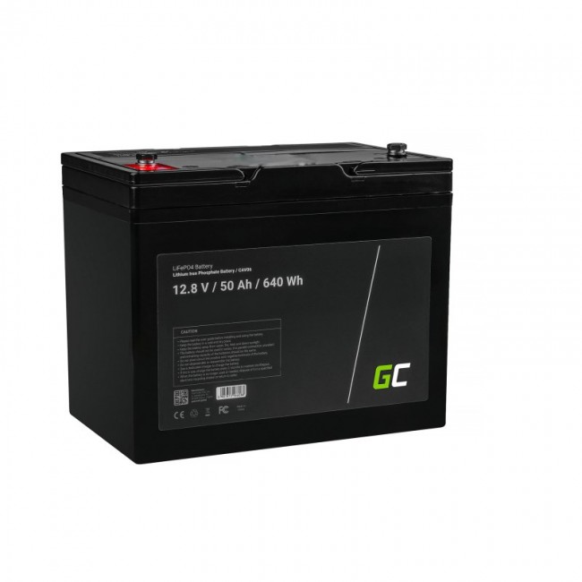 Green Cell CAV06 vehicle battery Lithium Iron Phosphate (LiFePO4) 50 Ah 12.8 V Marine / Leisure Green Cell CAV06 vehicle battery Lithium Iron Phosphate (LiFePO4) 50 Ah 12.8 V Marine / Leisure