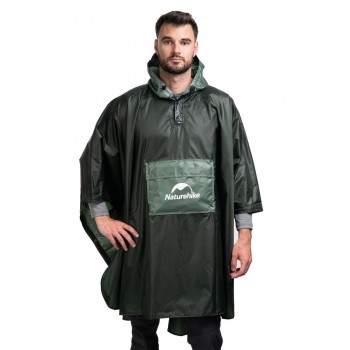 Cape color matching raincoat cnh23rg001-army green NATUREHIKE