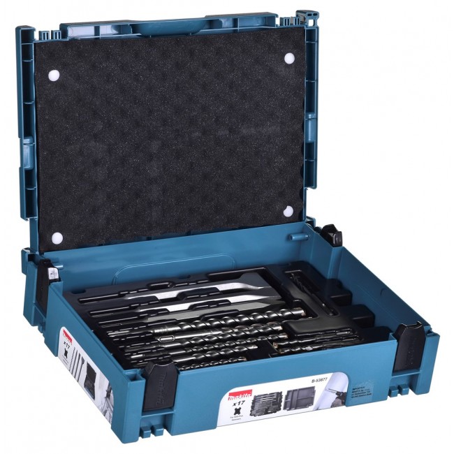 Makita Drill And Chisel Set SDS Plus 17pcs B-53877 B53877 (B-53877) Makita Drill And Chisel Set SDS Plus 17pcs B-53877 B53877 (B-53877)