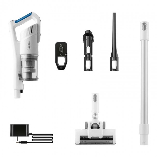 Midea Cordless Vacuum Cleaner | P5 MCS2021WB | 150 W | 21.6 V | Operating time (max) 45 min | White Midea Cordless Vacuum Cleaner | P5 MCS2021WB | 150 W | 21.6 V | Operating time (max) 45 min | White