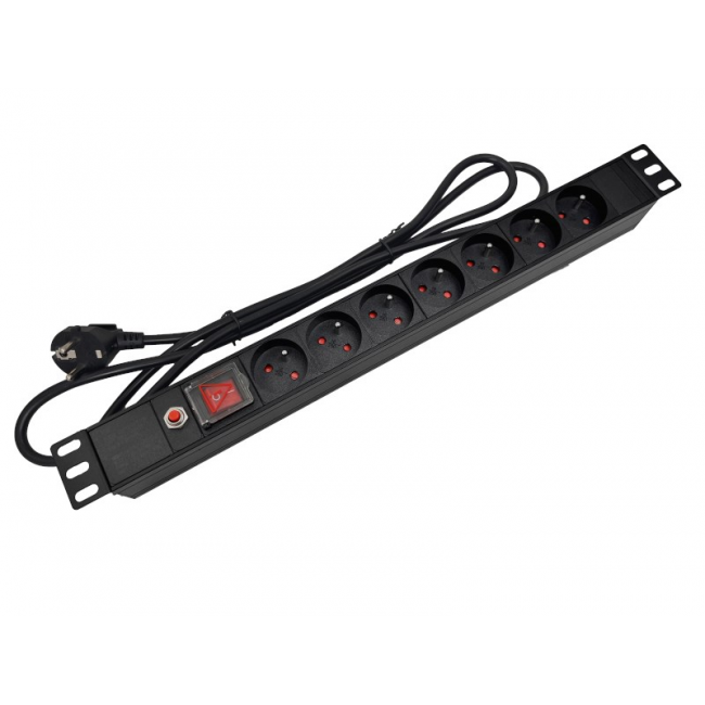 Alantec PZ071U power extension 1.8 m 7 AC outlet(s) Indoor Black Alantec PZ071U power extension 1.8 m 7 AC outlet(s) Indoor Black