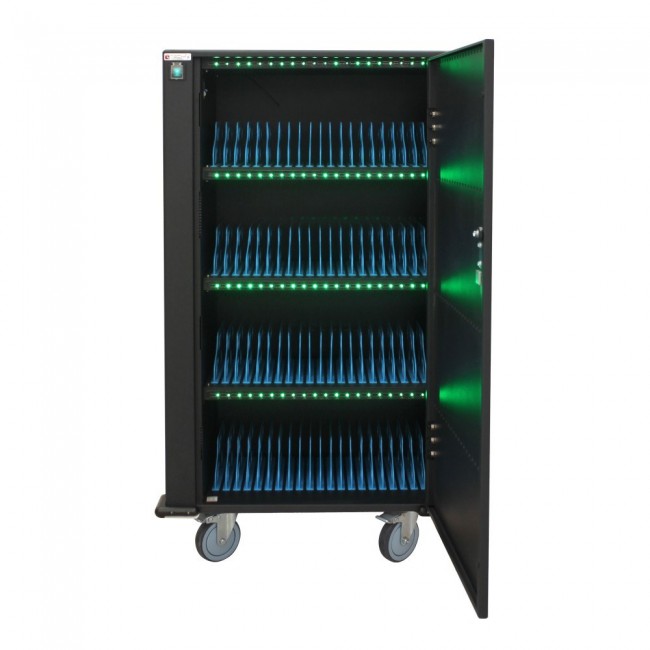 Techly Charging Station Trolley 80 USB Notebook or Smartphone Black Techly Charging Station Trolley 80 USB Notebook or Smartphone Black