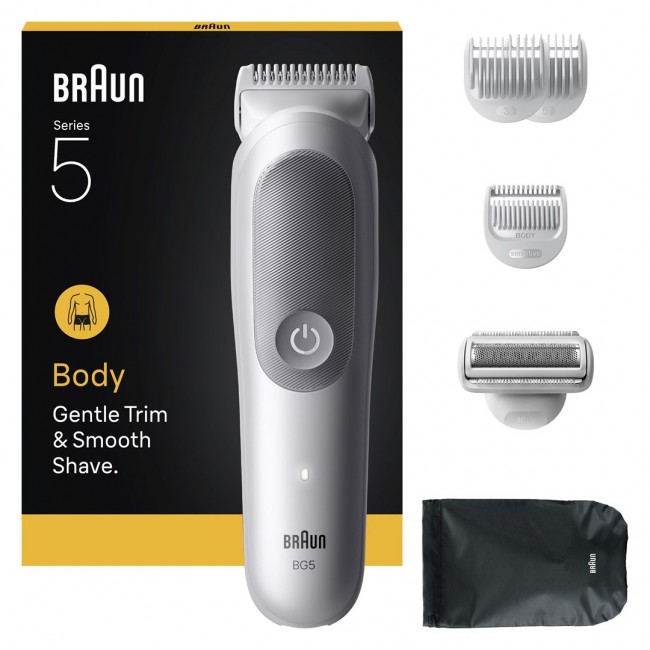 Braun Series 5 80789712 body groomer/shaver Light grey Braun Series 5 80789712 body groomer/shaver Light grey