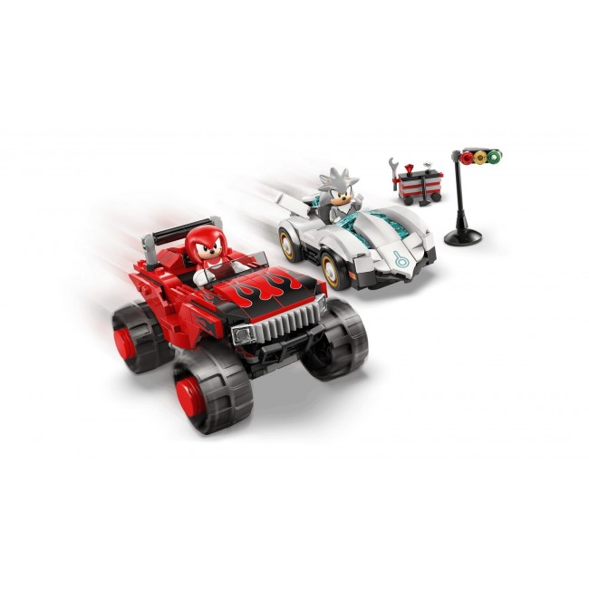 LEGO SONIC THE HEDGEHOG 77118 Silver's Car vs Knuckles' Monster Truck LEGO SONIC THE HEDGEHOG 77118 Silver's Car vs Knuckles' Monster Truck