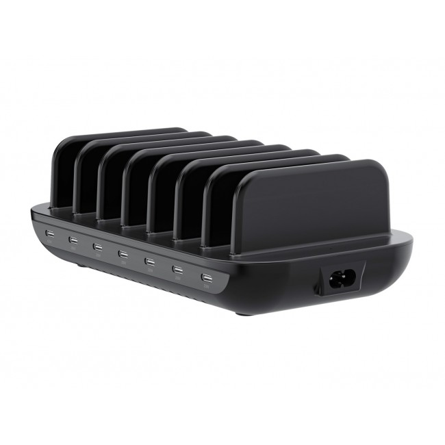 Conceptronic OZUL07B 160W 7-Port USB PD Charging Station, USB-C x 7, PD 3.0 Conceptronic OZUL07B 160W 7-Port USB PD Charging Station, USB-C x 7, PD 3.0