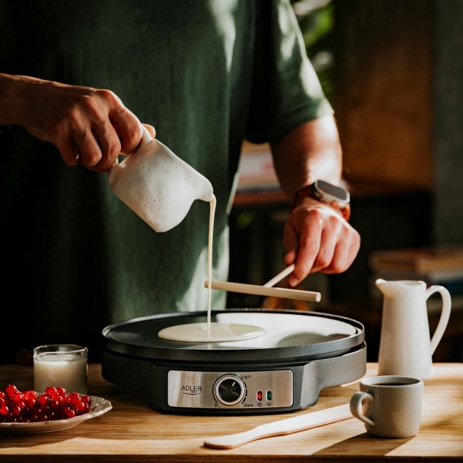 Adler AD 3093 Double-Sided Electric Pancake Maker 2 in 1 Black