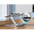 Adjustable laptop stand + USB-C HDMI hub Unitek D1109B01 PD 100W