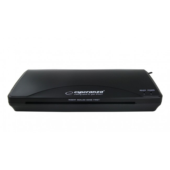 Esperanza EFL001 laminator Cold/hot laminator 250 mm/min Black Esperanza EFL001 laminator Cold/hot laminator 250 mm/min Black
