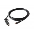 Equip 2 in 1 USB-C to C + HDMI Cable, 3.0m, PD100W, 4K/60Hz, 20Gbps