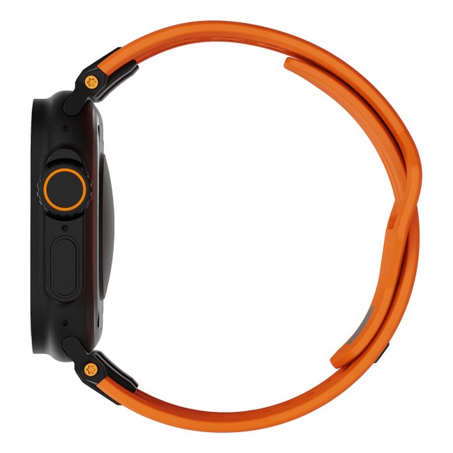 Urban Armor Gear 194158119737 smart wearable accessory Strap Orange, Black Fluoroelastomer, Stainless steel