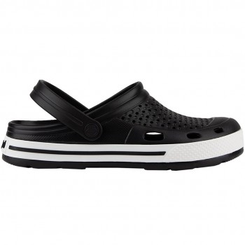 Men's clogs Coqui Lindo black and white 6403-100-2232 44