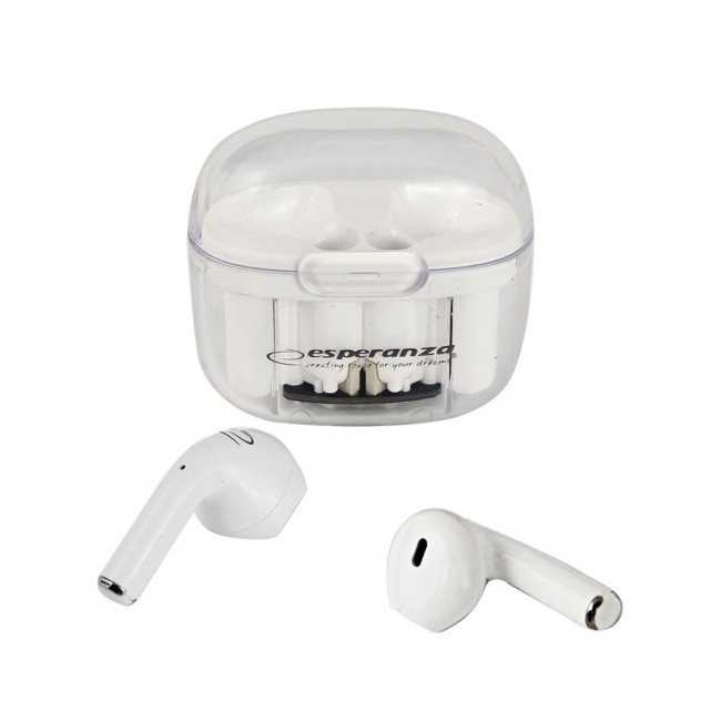 Esperanza EH237W Bluetooth In-Ear Headphone TWS White Esperanza EH237W Bluetooth In-Ear Headphone TWS White